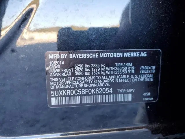 2015 BMW X5 XDRIVE35I  