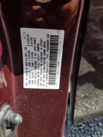 2014 HONDA ACCORD LX  