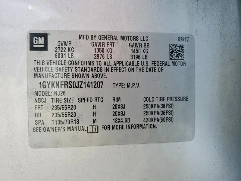 2018 CADILLAC XT5 PREMIUM LUXURY  