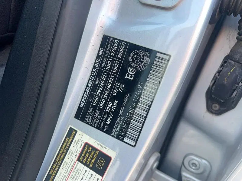 2013 MERCEDES-BENZ GL 550 4MATIC  