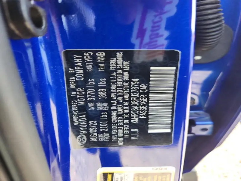 2023 HYUNDAI VENUE LIMITED  