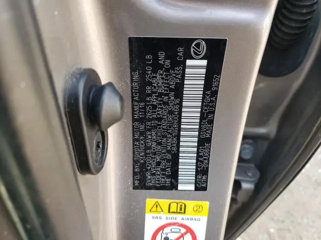 2017 LEXUS ES 350  