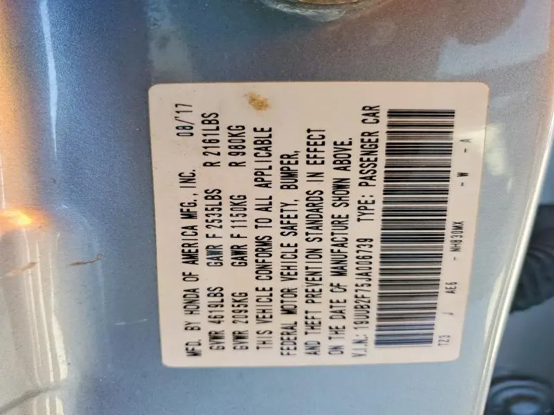 2018 ACURA TLX ADVANCE  