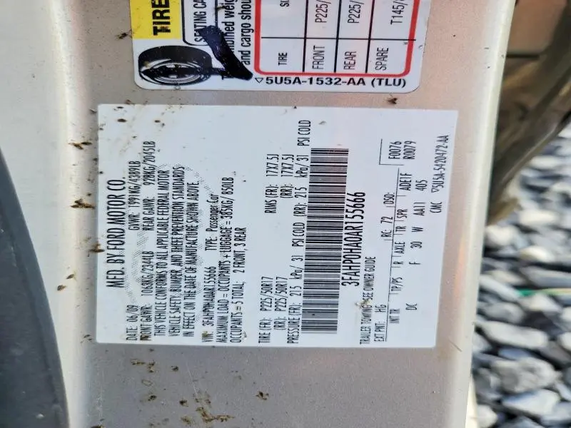 2010 FORD FUSION SE  