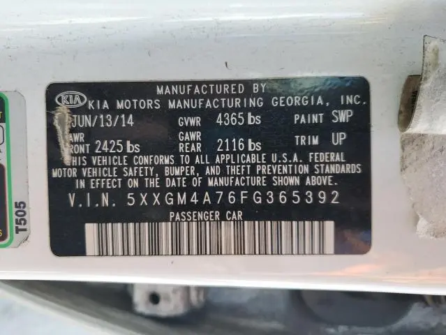 2015 KIA OPTIMA LX  
