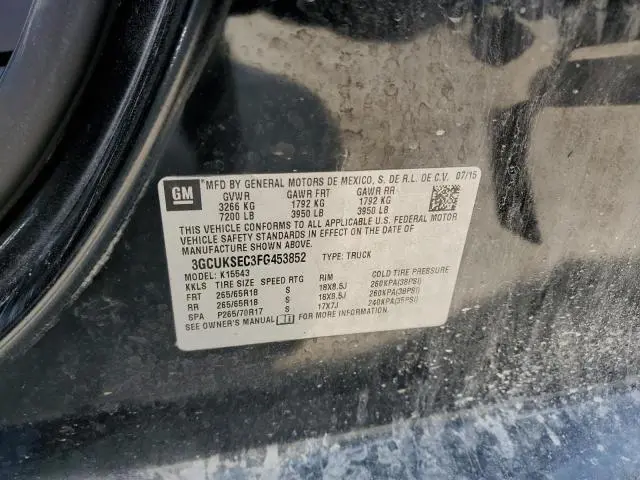 2015 CHEVROLET SILVERADO K1500 LTZ  