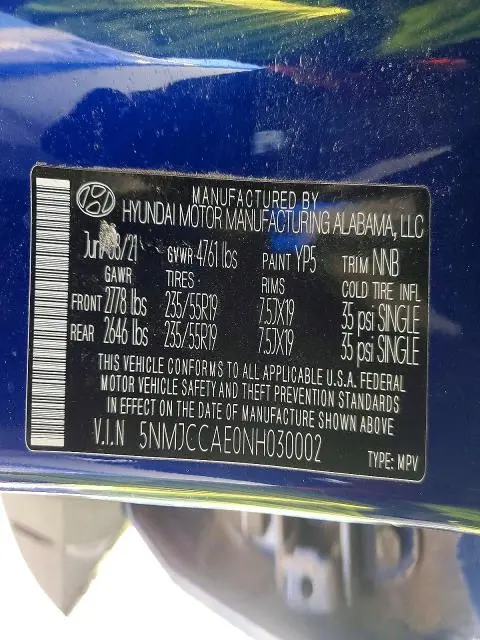 2022 HYUNDAI TUCSON SEL  