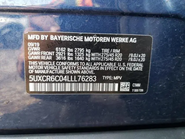 2020 BMW X5 XDRIVE40I  