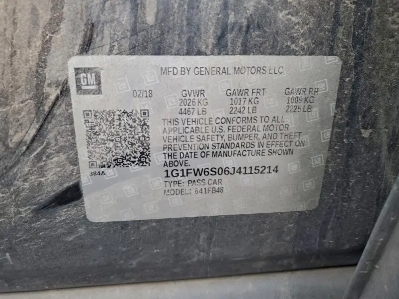 2018 CHEVROLET BOLT EV LT  