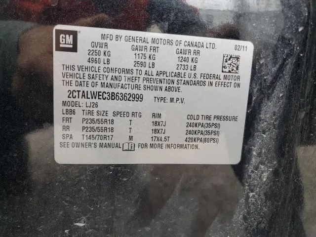 2011 GMC TERRAIN SLT  