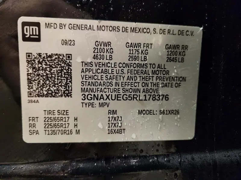 2024 CHEVROLET EQUINOX LT  