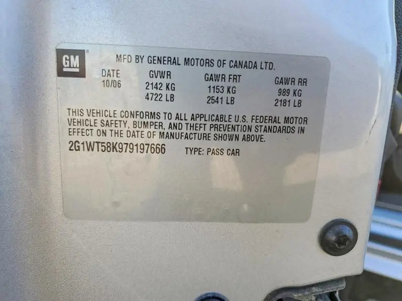 2011 CHEVROLET IMPALA LT  
