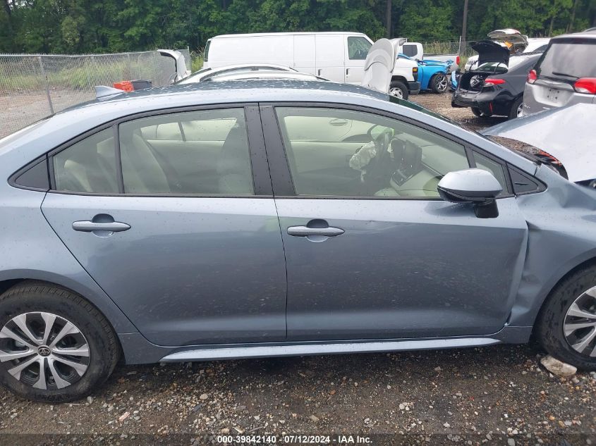 2022 TOYOTA COROLLA HYBRID LE