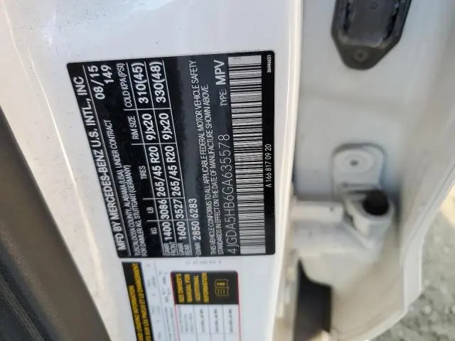 2016 MERCEDES-BENZ GLE 350 4MATIC  