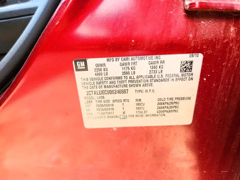 2011 GMC TERRAIN SLT  