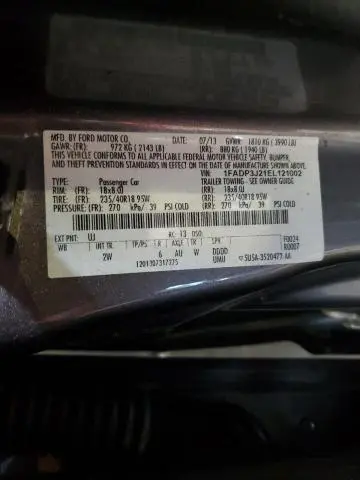 2014 FORD FOCUS TITANIUM  