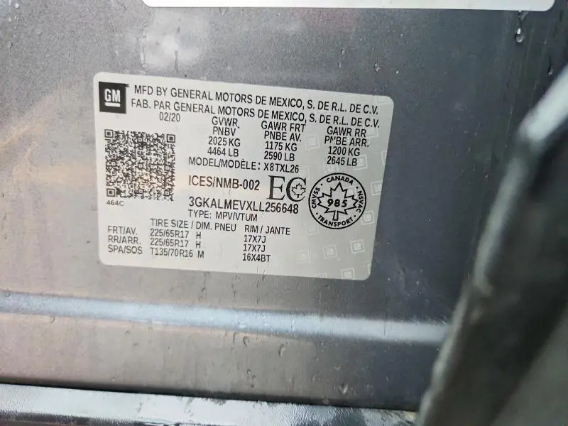 2020 GMC TERRAIN SLE  