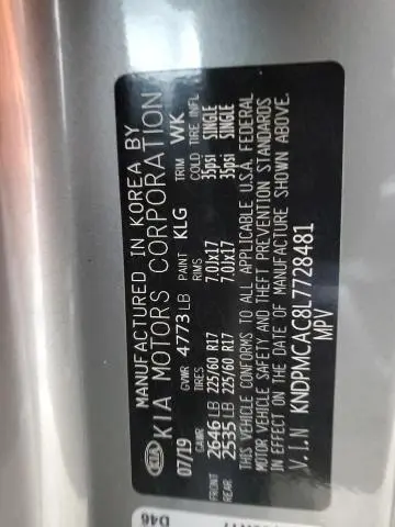 2020 KIA SPORTAGE LX  