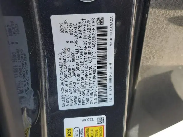 2023 HONDA CIVIC EX  