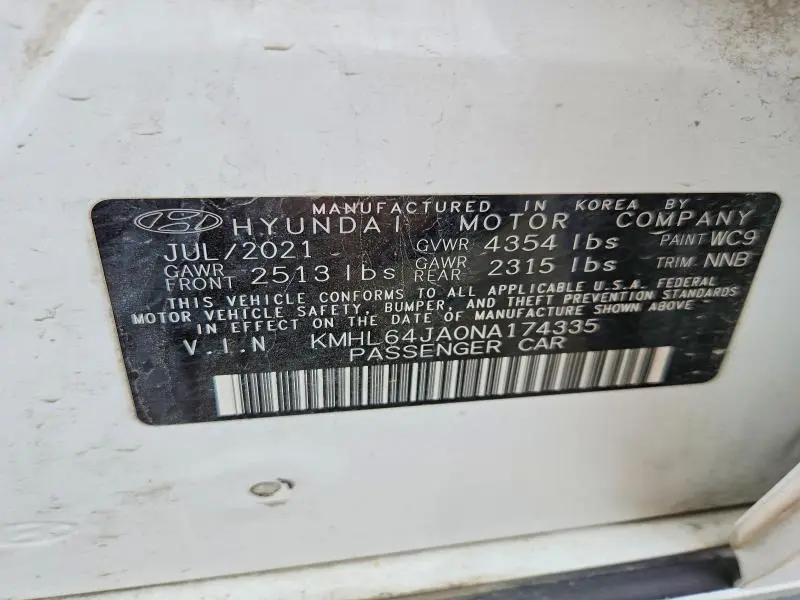 2022 HYUNDAI SONATA SEL  