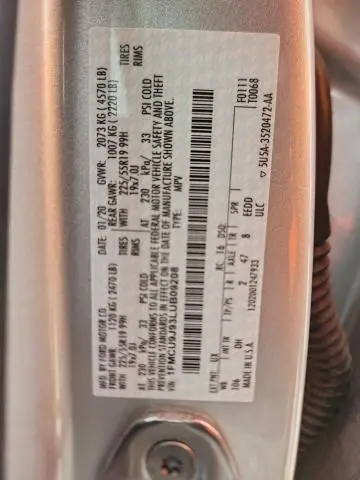 2020 FORD ESCAPE TITANIUM  