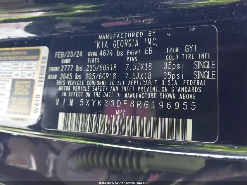 2024 KIA SPORTAGE EX