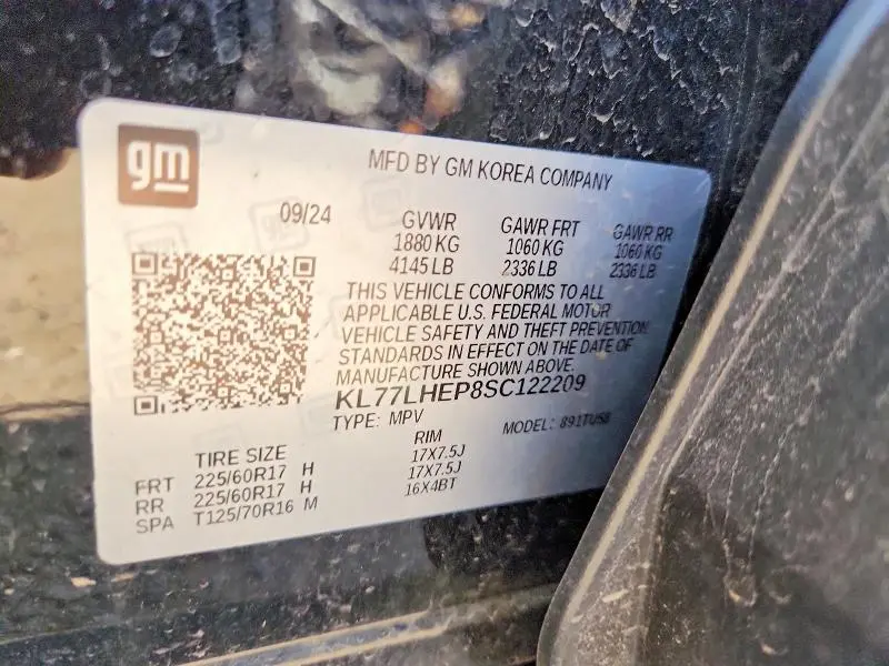2025 CHEVROLET TRAX 1LT  
