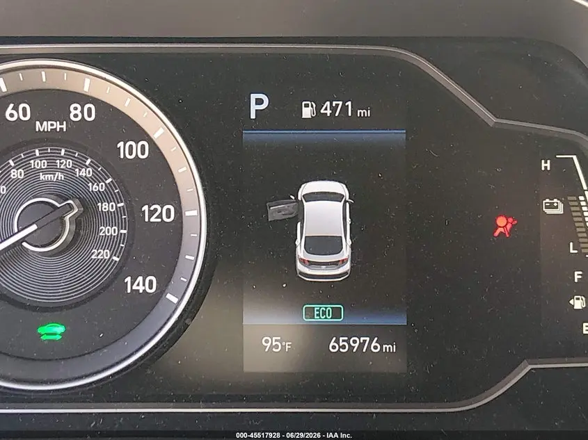 2021 HYUNDAI IONIQ HYBRID BLUE