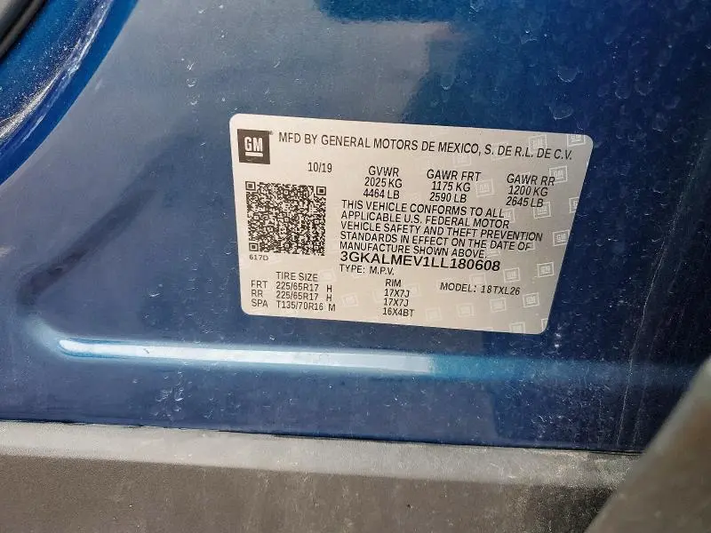 2020 GMC TERRAIN SLE  