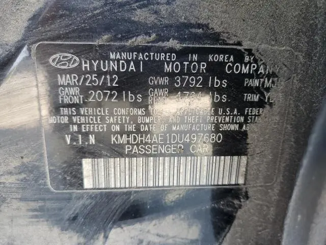 2013 HYUNDAI ELANTRA GLS  