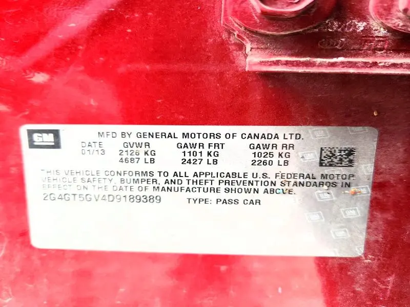 2013 BUICK REGAL PREMIUM  