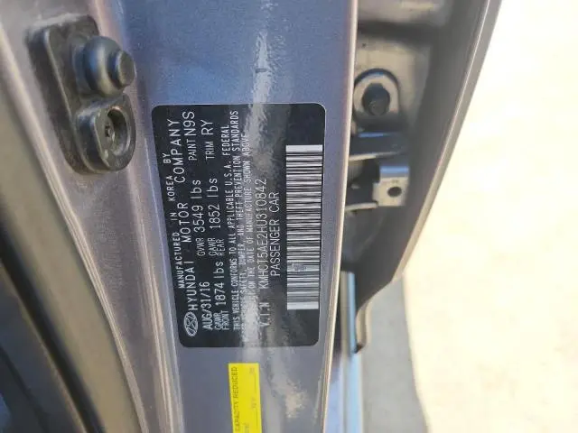 2017 HYUNDAI ACCENT SE  