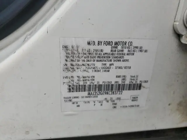 2019 FORD ECOSPORT SE  