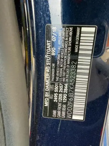 2019 MERCEDES-BENZ E 450 4MATIC  