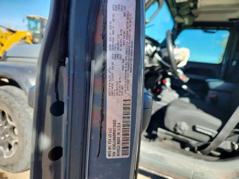 2021 JEEP WRANGLER SPORT  