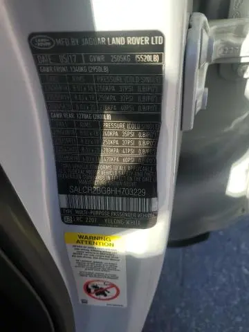 2017 LAND ROVER DISCOVERY SPORT HSE  