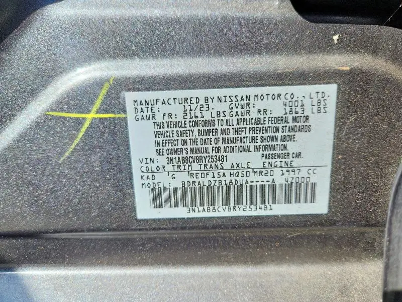 2024 NISSAN SENTRA SV  