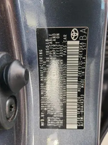 2017 TOYOTA COROLLA L  