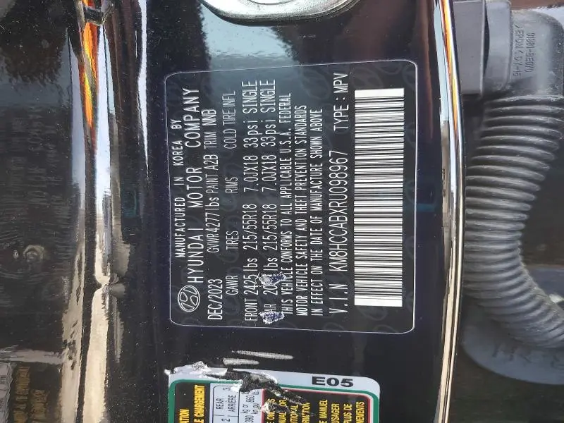 2024 HYUNDAI KONA SEL  