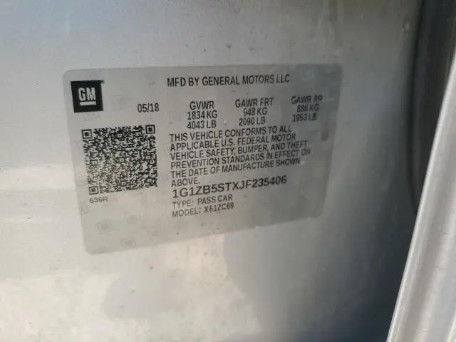 2018 CHEVROLET MALIBU LS  