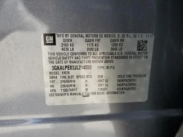 2018 GMC TERRAIN SLT  