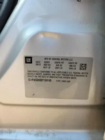 2013 CHEVROLET CRUZE LS  