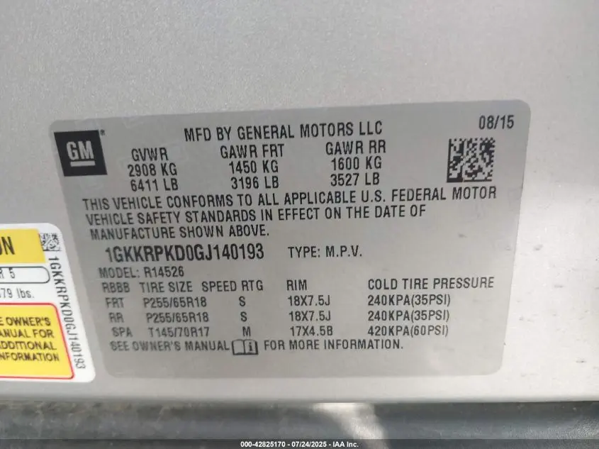 2016 GMC ACADIA SLE-2