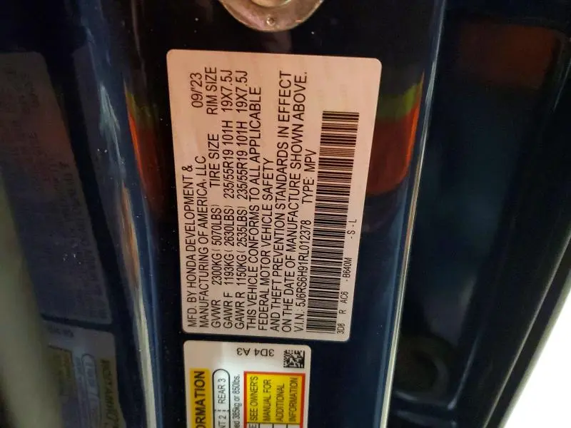 2024 HONDA CR-V SPORT TOURING  