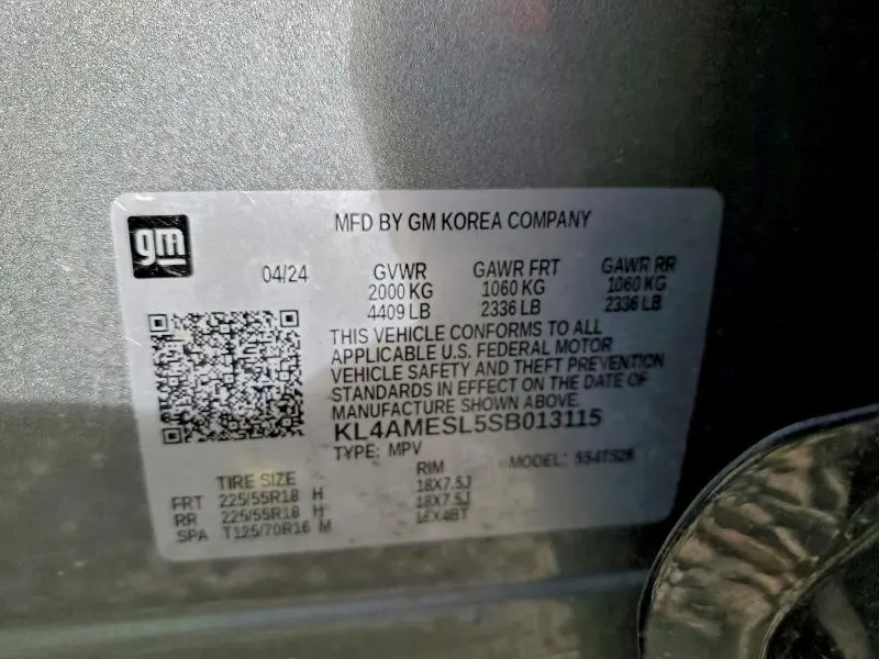 2025 BUICK ENCORE GX SPORT TOURING  