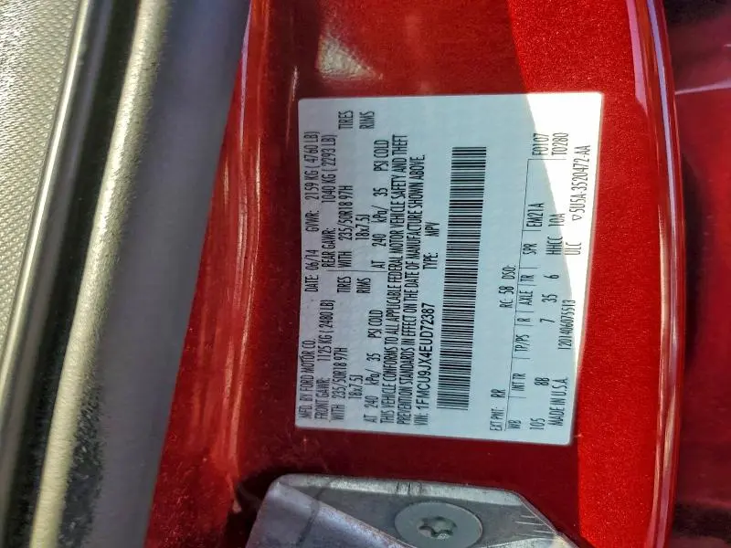 2014 FORD ESCAPE TITANIUM  