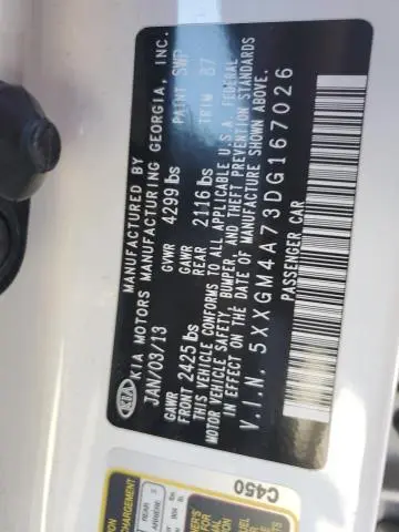 2013 KIA OPTIMA LX