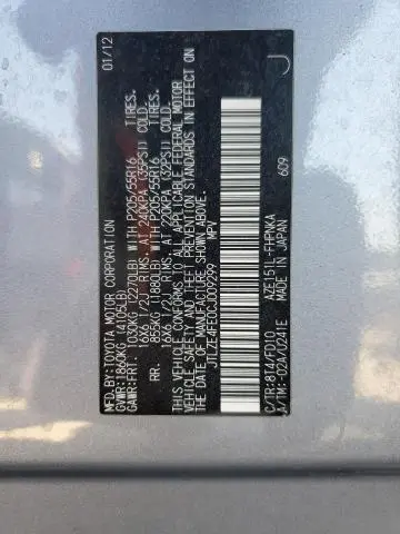 2012 TOYOTA SCION XB   