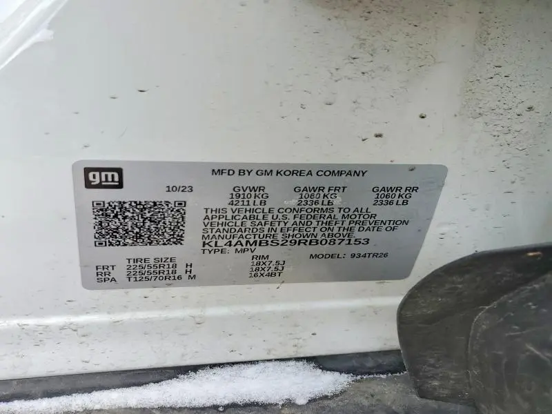 2024 BUICK ENCORE GX PREFERRED - R&D - PRIOR FLEET
