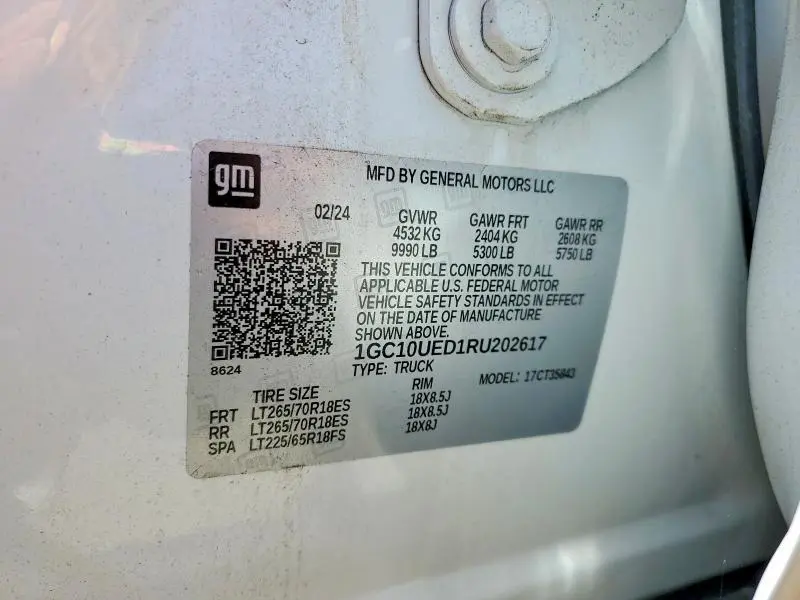 2024 CHEVROLET SILVERADO   